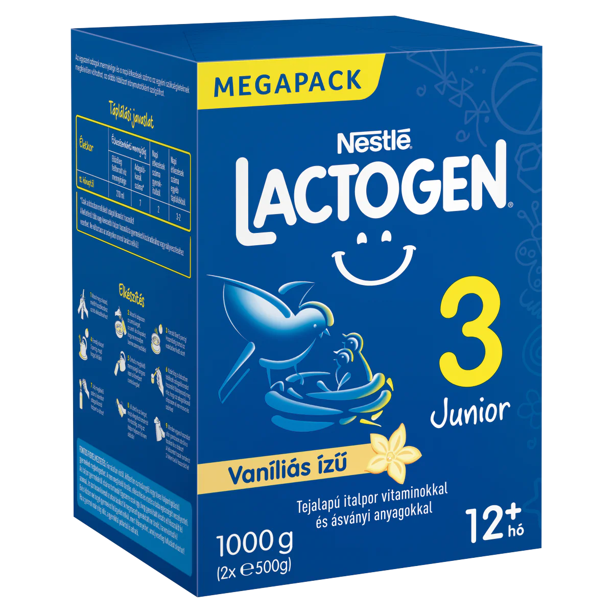 Lactogen Junior 3 tejalapú italpor 12+ vanília 1000g - Image 9