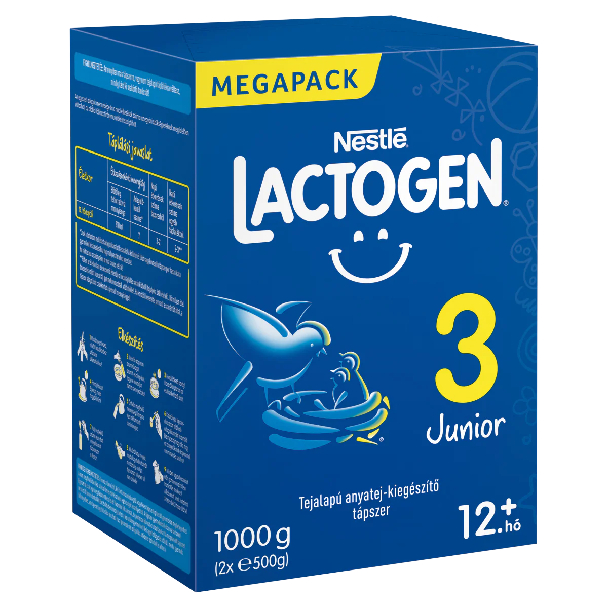 Lactogen Junior 3 tejalapú italpor 12 hónapos kortól 1000g - Image 8