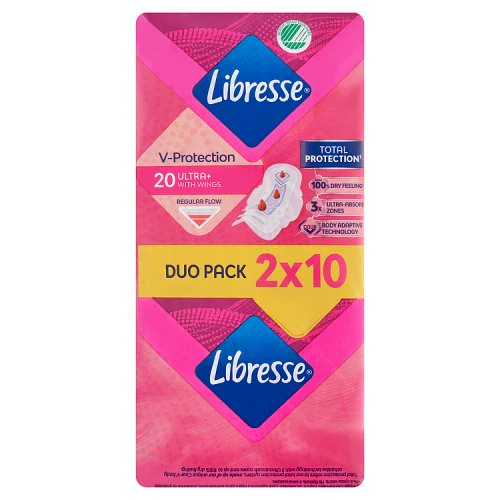 Libresse Ultra Normal Wing tisztasági betét 20 db