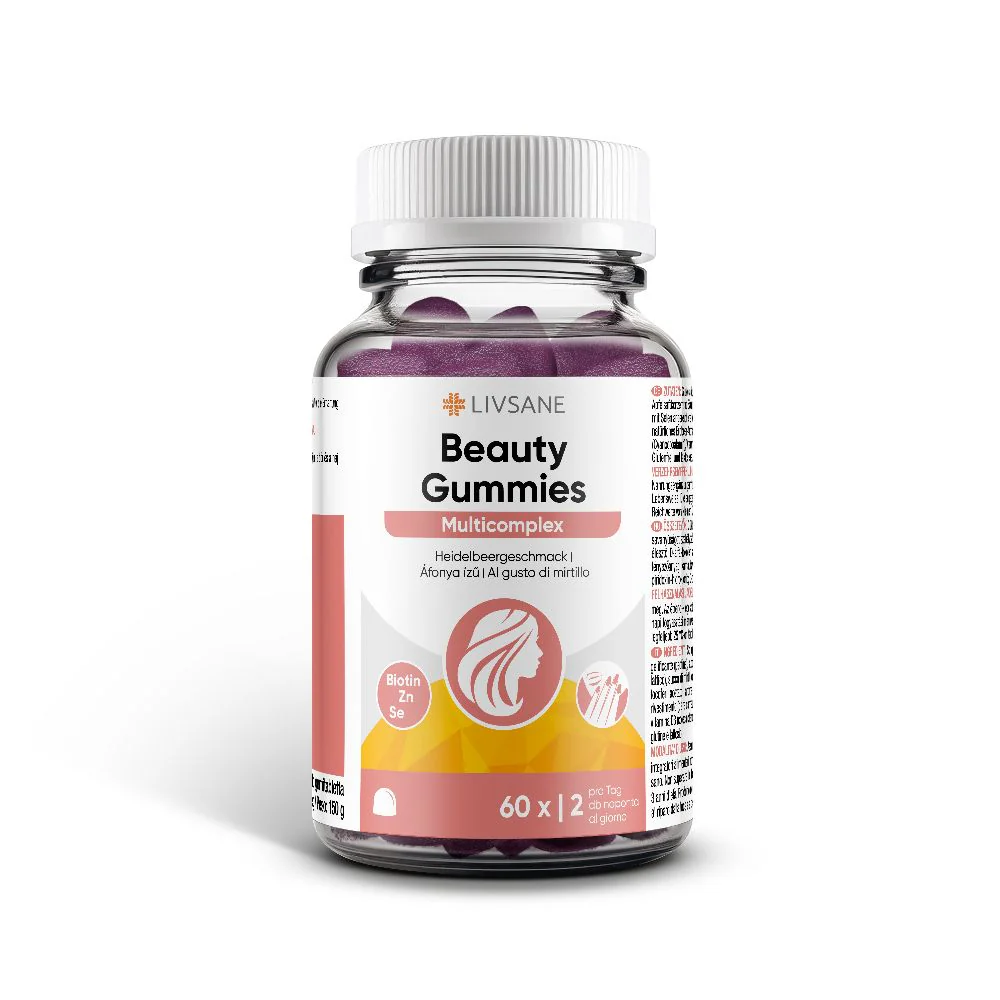 LIVSANE Beauty gummies gumitabletta ĂĄfonya 60 db