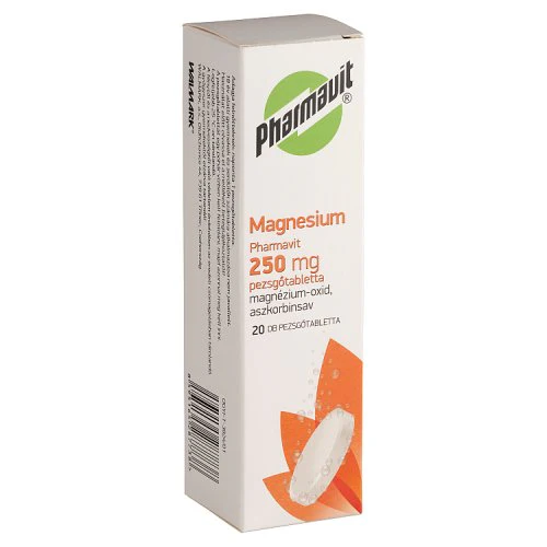 Magnesium 250 mg Pharmavit pezsgőtabletta 20 db - Image 4