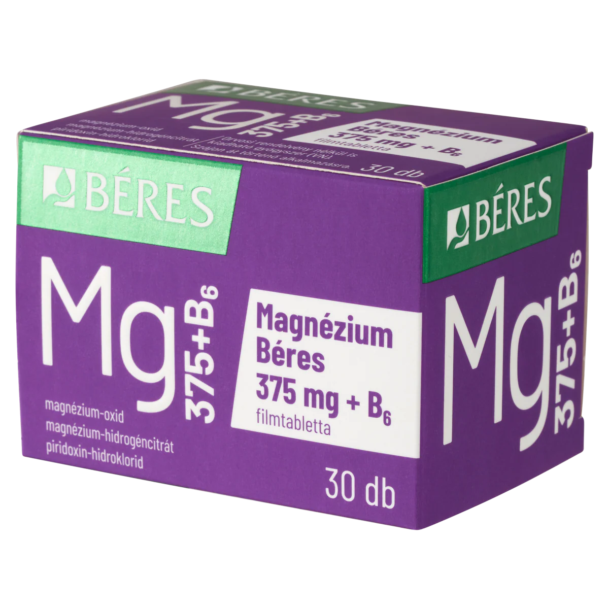 Béres Magnézium 375 mg + B6 filmtabletta 30 db - Image 4