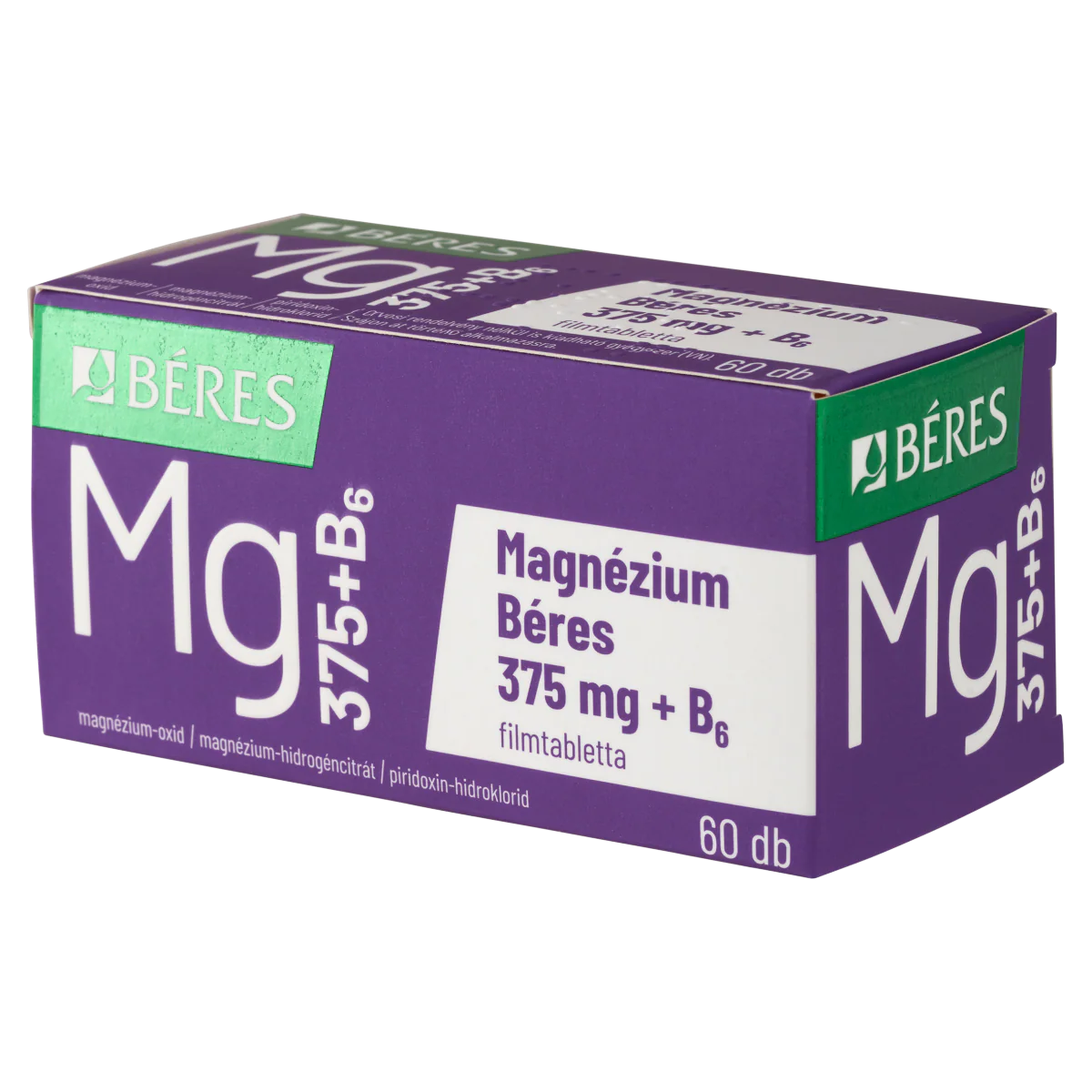 Béres Magnézium 375 mg + B6 filmtabletta 60 db - Image 12