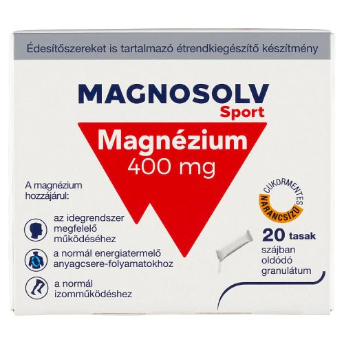 Magnosolv Sport 400 mg granulátum 20 db