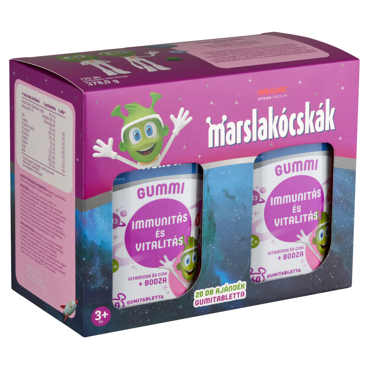 Marslakócskák Gummi bodzás gumitabletta 120 db - Image 4