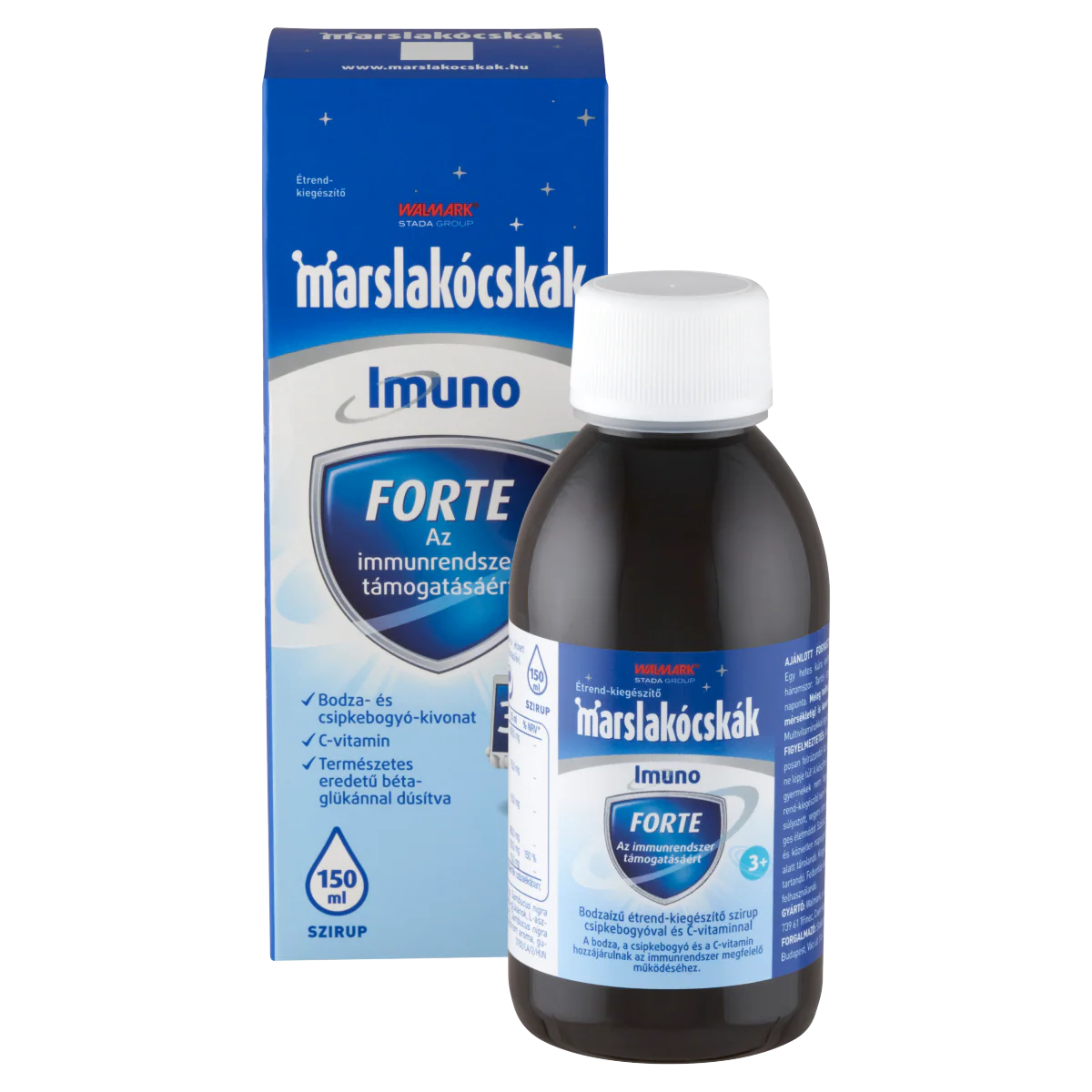 Walmark Marslakócskák Imuno Forte szirup bodza ízű 150ml - Image 6