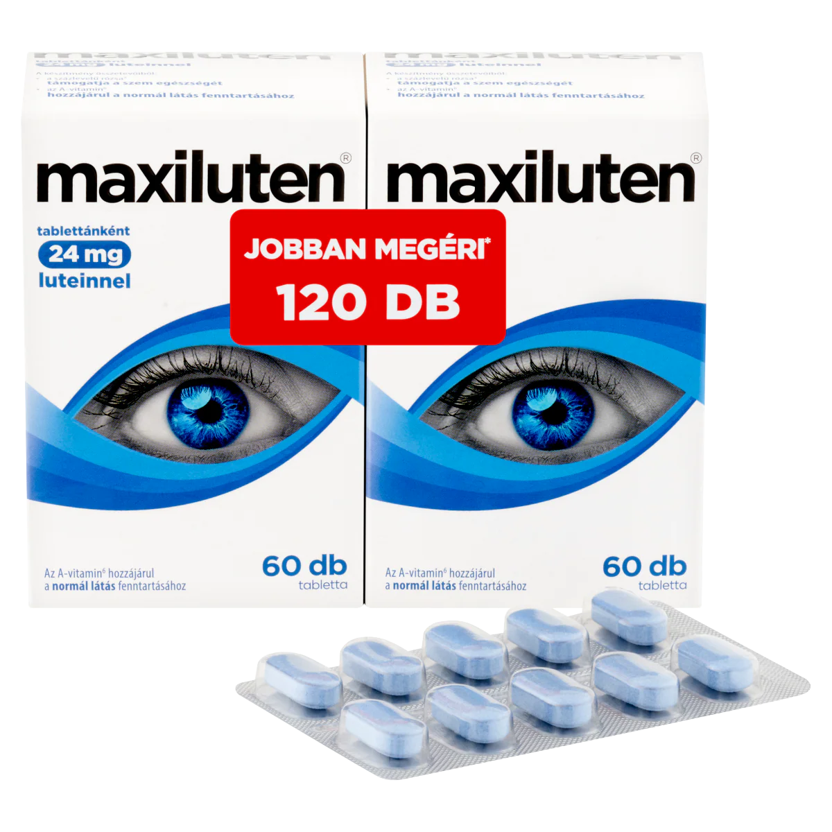 Maxiluten Lutein tabletta duopack 60+60 db - Image 6