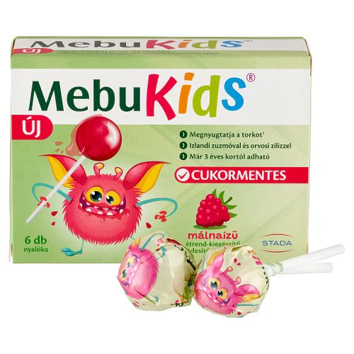 MebuKids nyalóka málna 6 db - Image 2