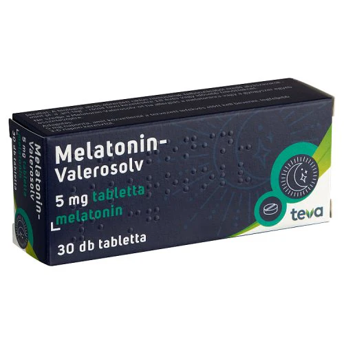 Melatonin-Valerosolv 5 mg tabletta 30 db - Image 2