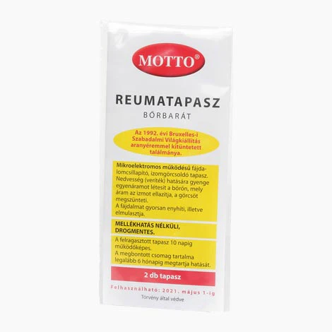 Motto rheumatapasz bőrbarát sárga - Image 2
