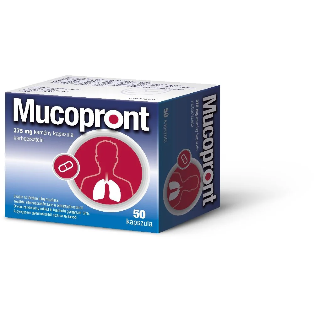 Mucopront 375 mg kemény kapszula 50 db - Image 3
