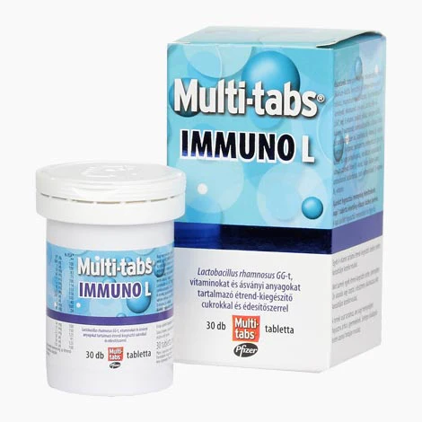Multi-tabs multivitamin tabletta Immuno L felnőtt 30 db - Image 2