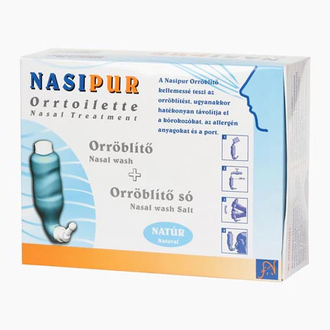 Nasipur orröblítő + orröblítő só - Image 2