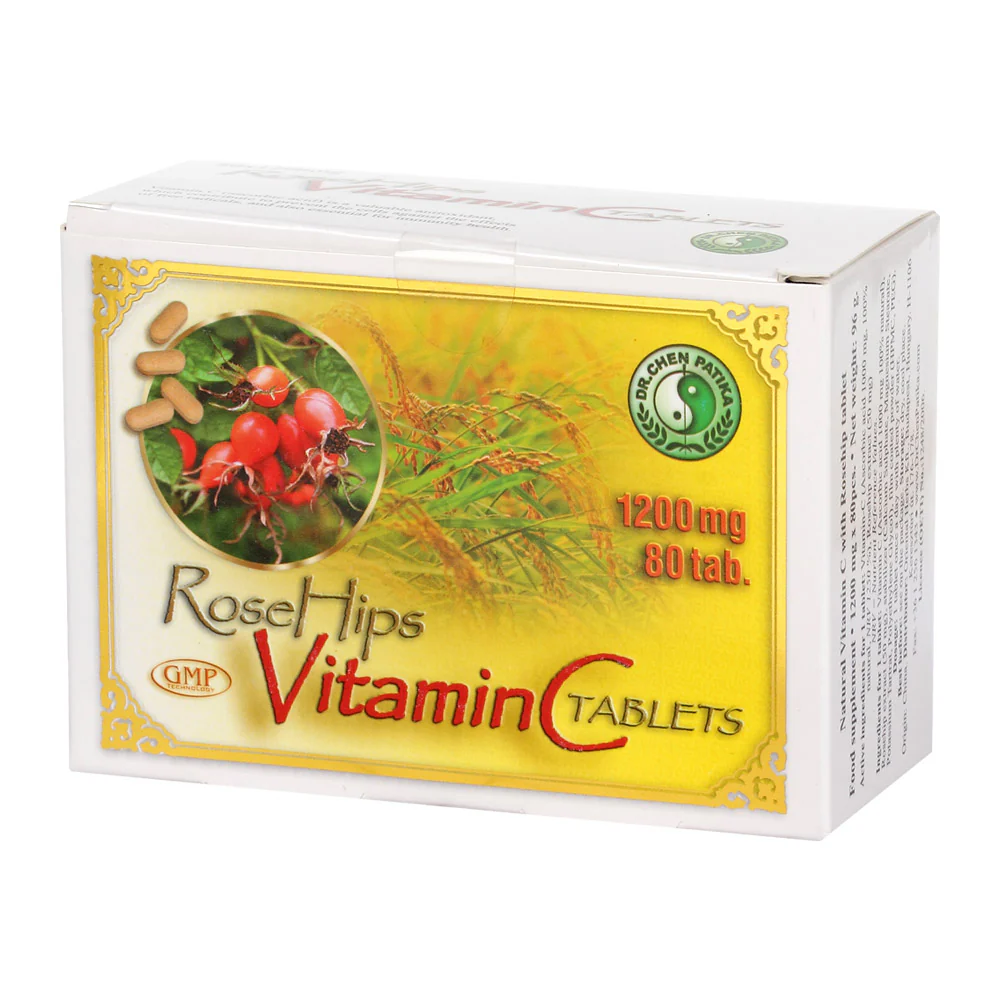DR.CHEN Natúr C-vitamin Csipkebogyó 1200 mg tabletta 80 db - Image 2