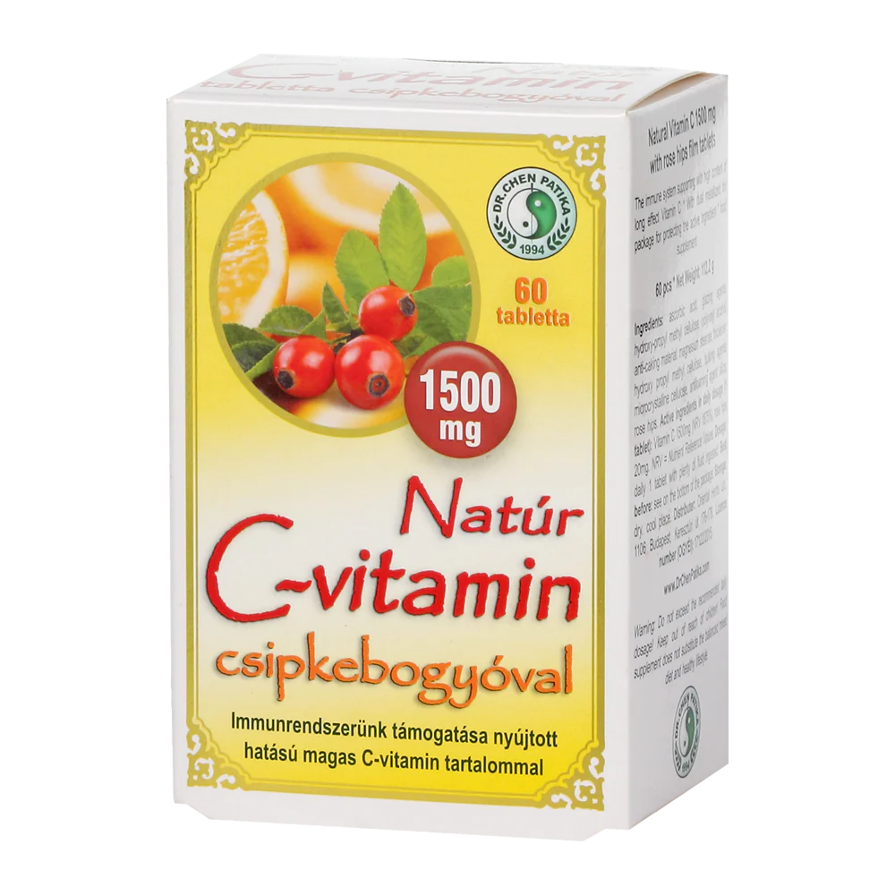 DR.CHEN Natúr C-vitamin Csipkebogyó 1500 mg retard filmtabletta 60 db