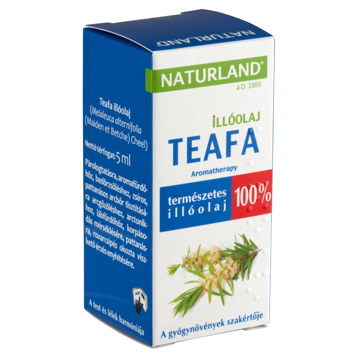 NATURLAND Teafa illóolaj 5 ml - Image 4