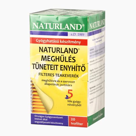 NATURLAND Meghűlés tüneteit enyhítő teakeverék 20×1,8g - Image 2