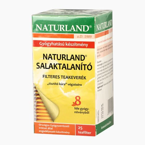 NATURLAND Salaktalanító tea filteres 25x1g - Image 2