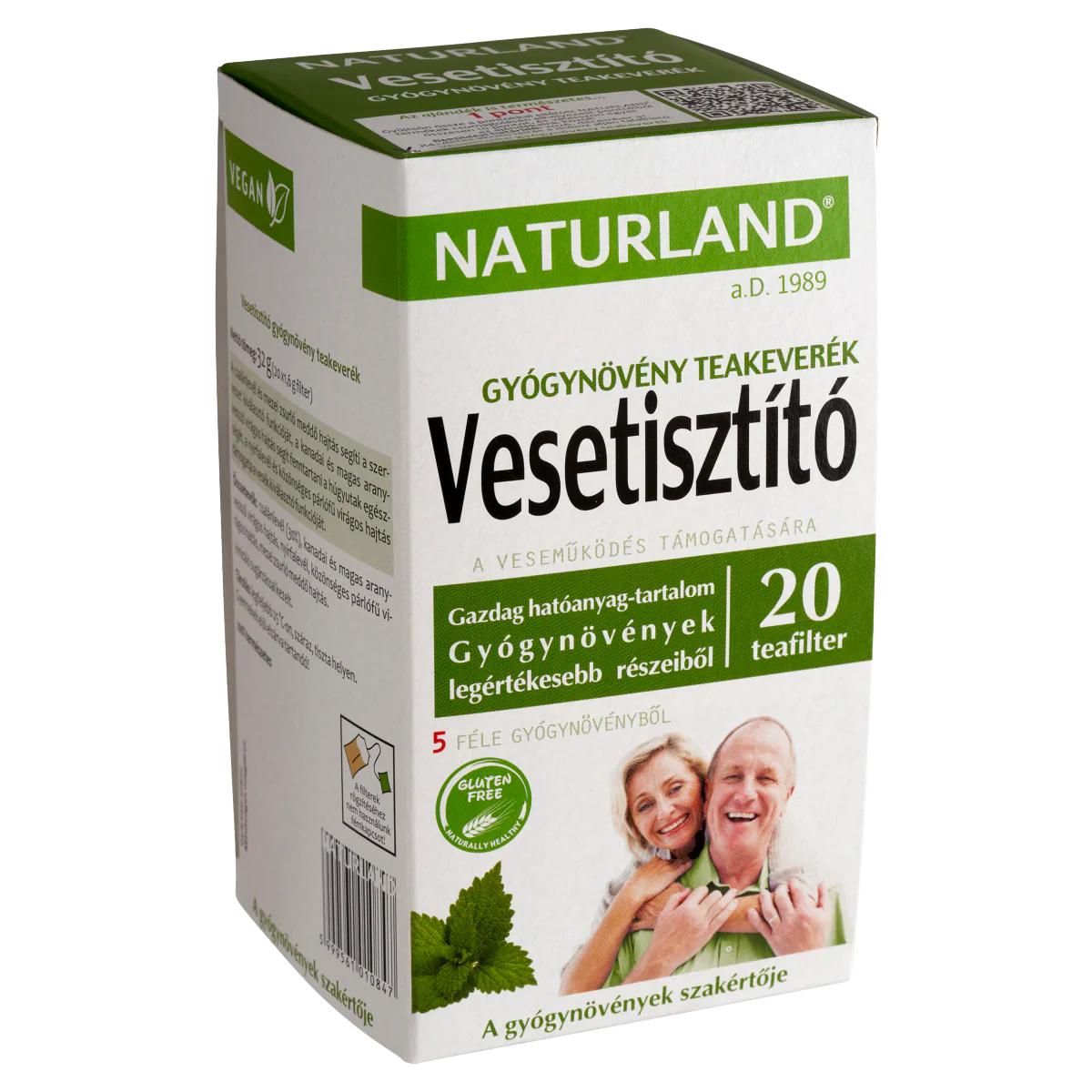 NATURLAND Vesetisztító teakeverék 20×1,6g - Image 2