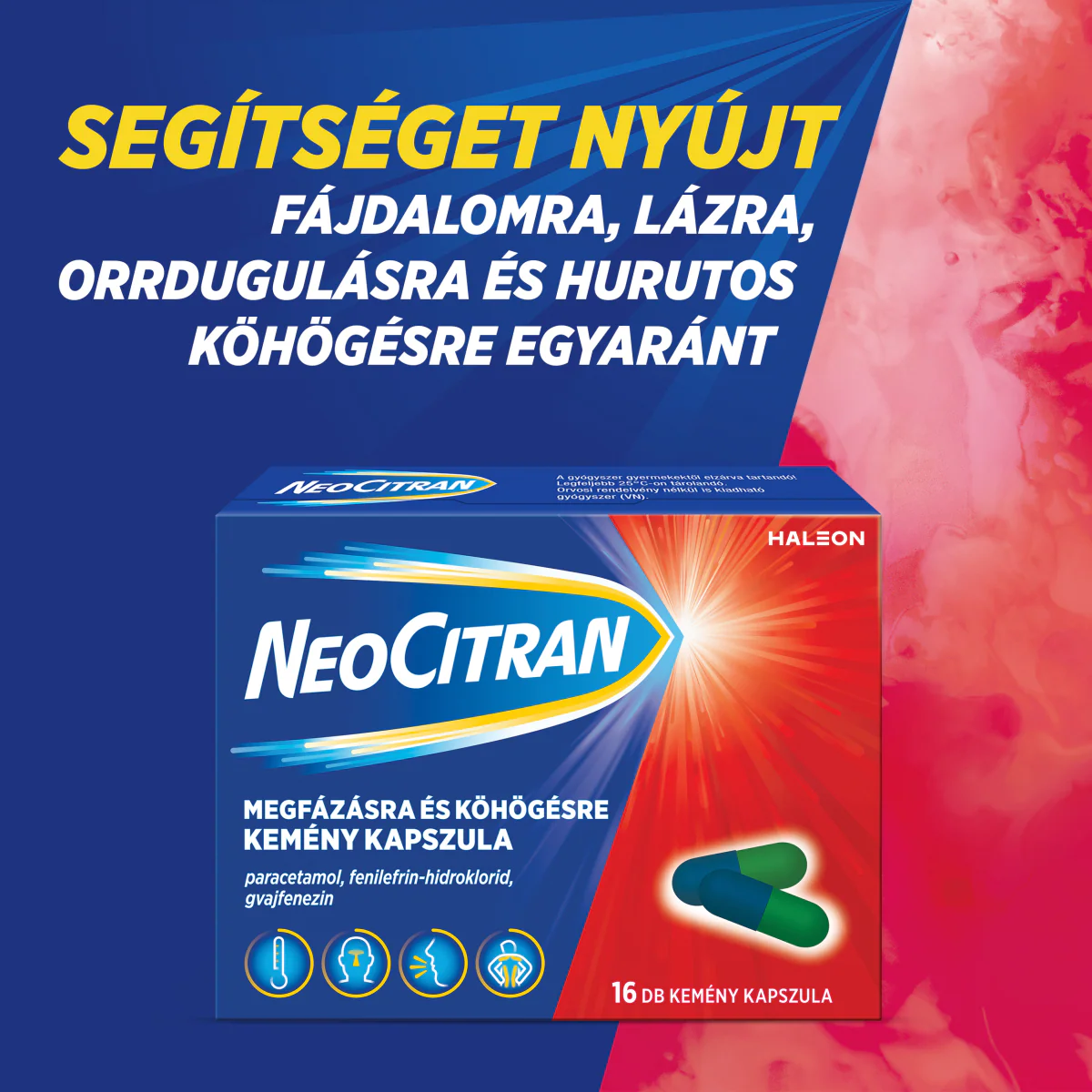 Neo Citran megfázásra/köhögésre kapszula 16 db - Image 10