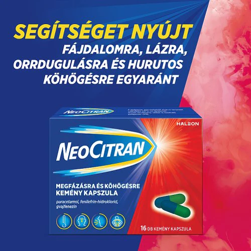 Neo Citran megfázásra/köhögésre kapszula 16 db - Image 2