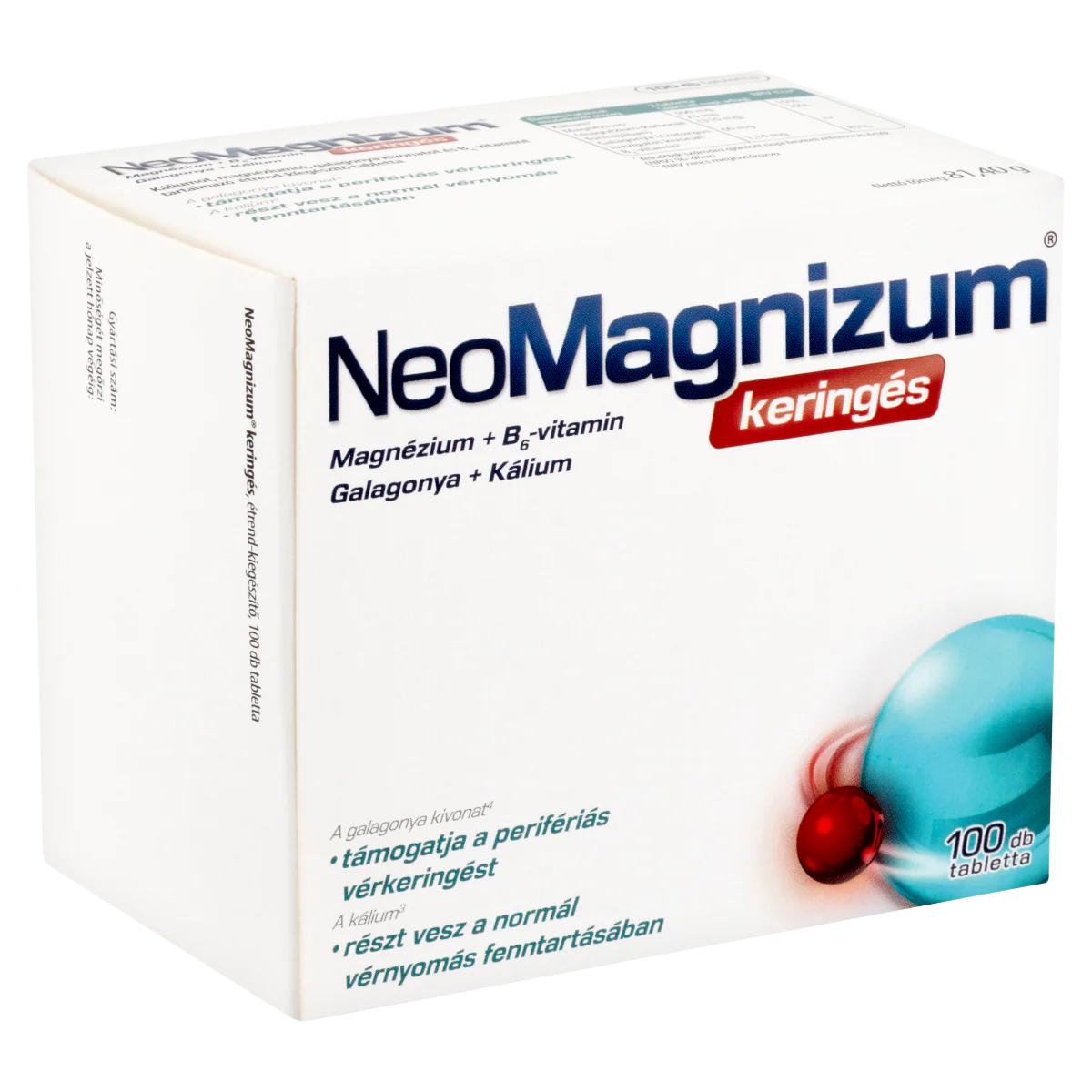 NeoMagnizum keringés magnézium tabletta 100 db - Image 4