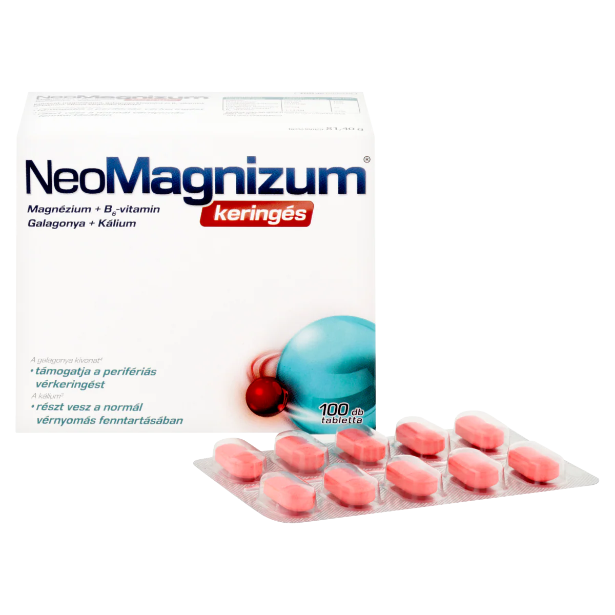 NeoMagnizum keringés magnézium tabletta 100 db - Image 6