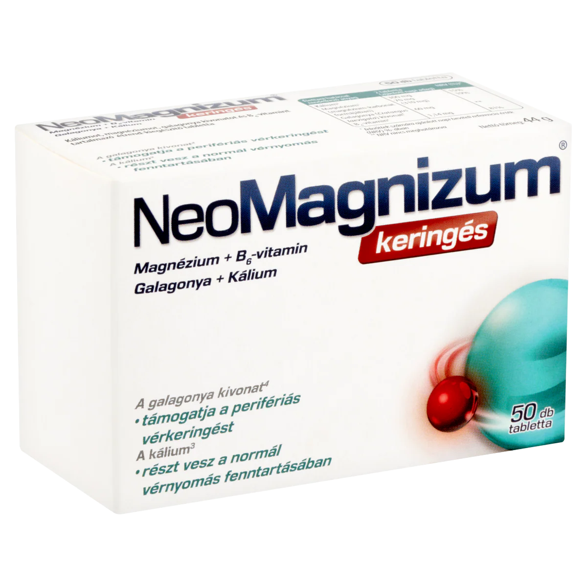 NeoMagnizum keringés magnézium tabletta 50 db - Image 4