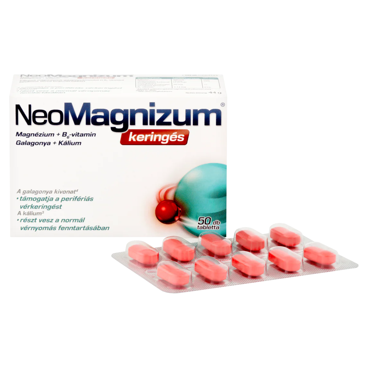NeoMagnizum keringés magnézium tabletta 50 db - Image 6