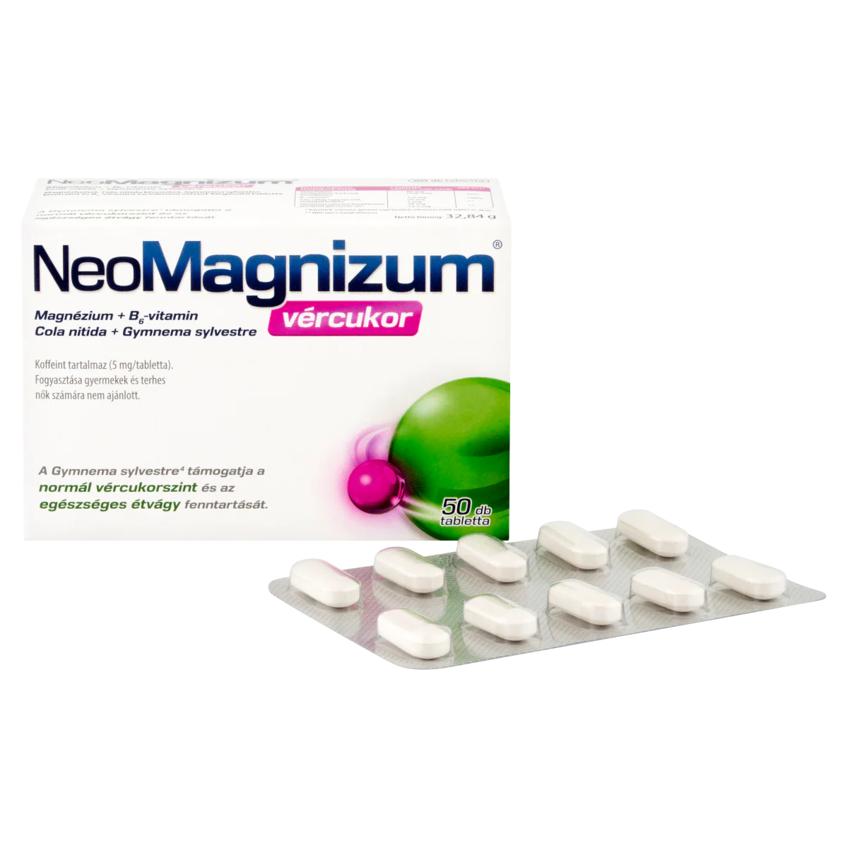 NeoMagnizum vércukor tabletta 50 db - Image 6