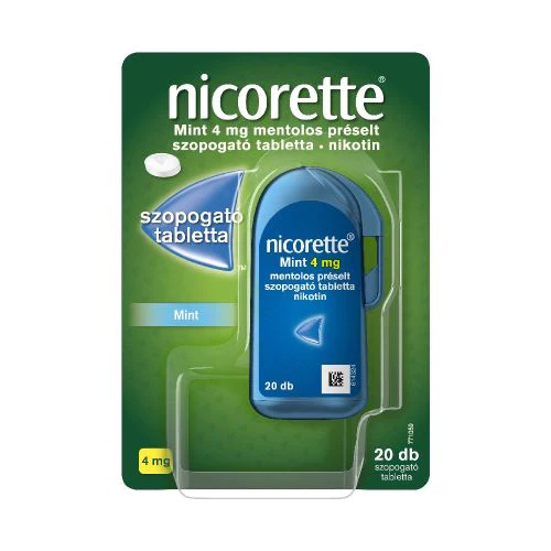 Nicorette Mint 4 mg szopogató tabletta mentolos 20 db