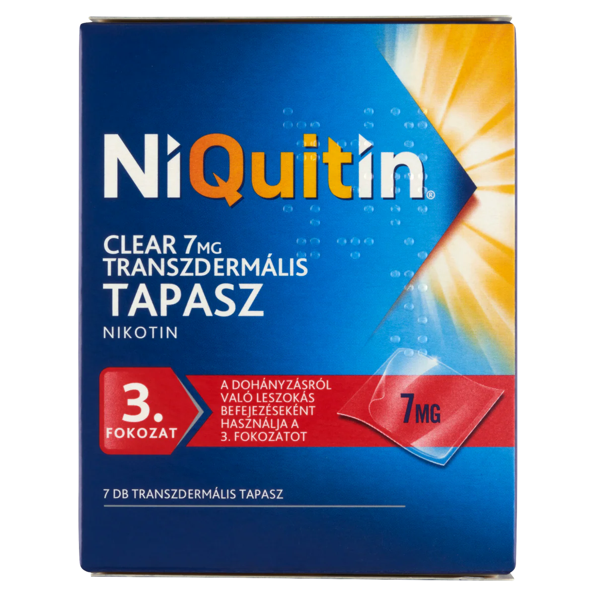 Niquitin Clear 7mg transzdermális tapasz 7 db - Image 2