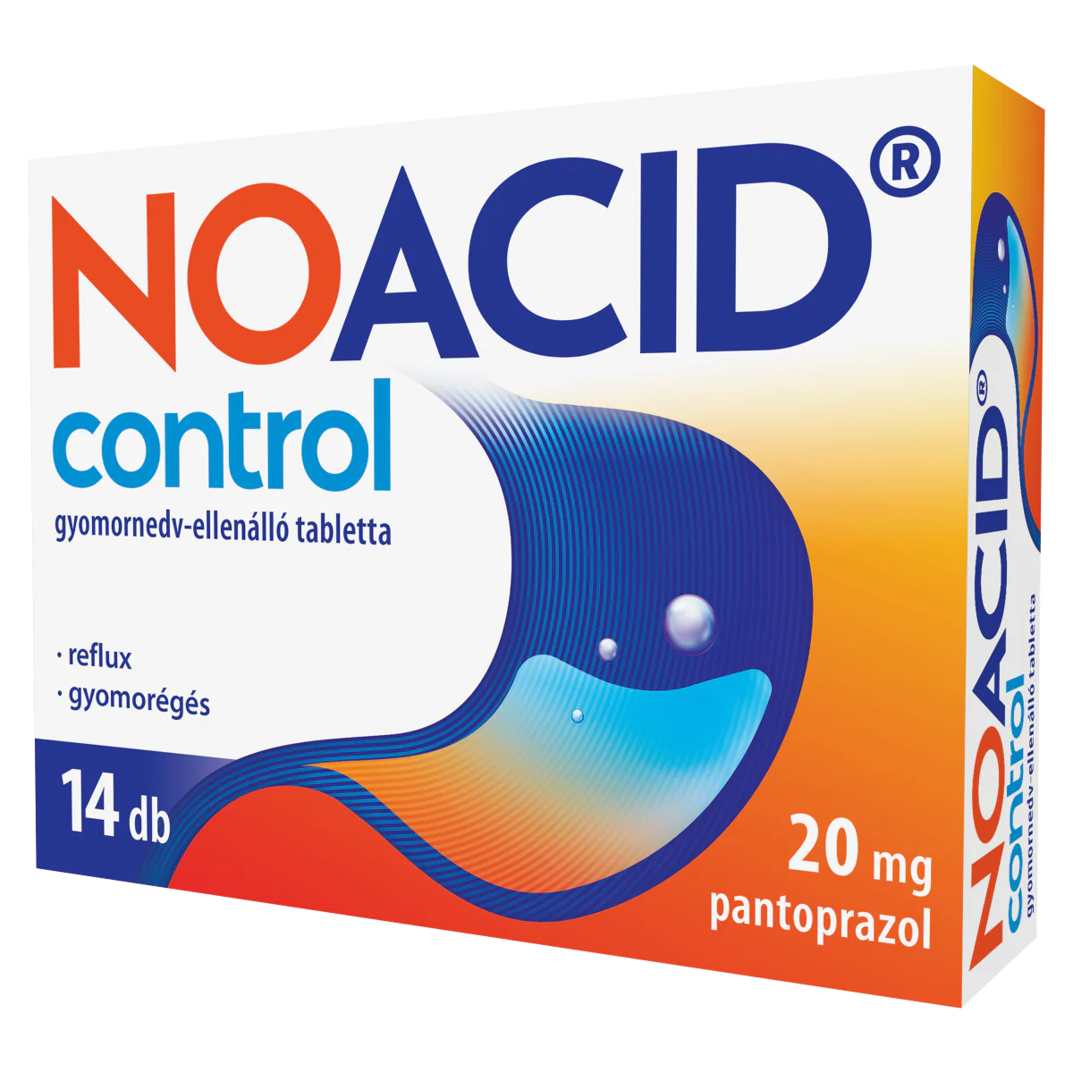 Noacid Control 20 mg gyomornedv ellenálló tabletta 14 db - Image 4