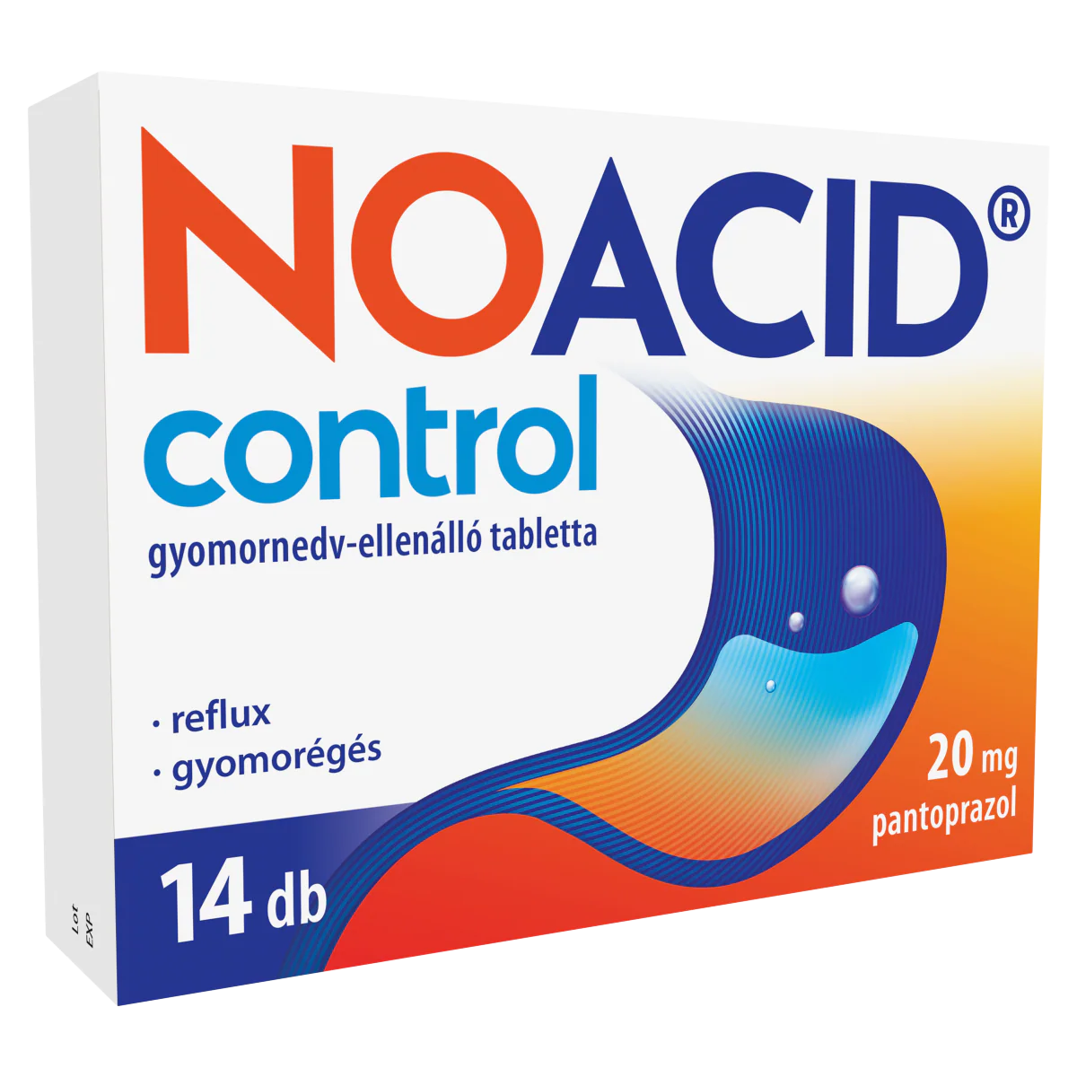Noacid Control 20 mg gyomornedv ellenálló tabletta 14 db - Image 5