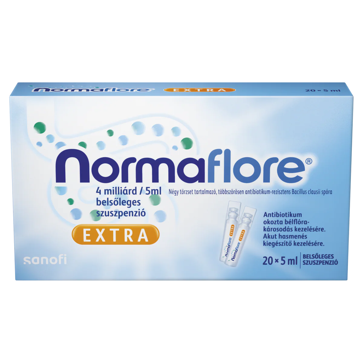 Normaflore Extra 4 milliárd/5 ml belsőleges szuszpenzió 20x5ml tartályban - Image 10