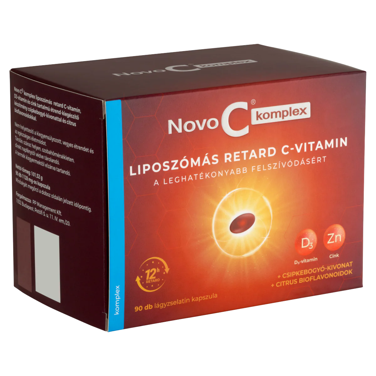 Novo C Komplex liposzĂłmĂĄs reatrd C-Vitamin kapszula 90 db - Image 6