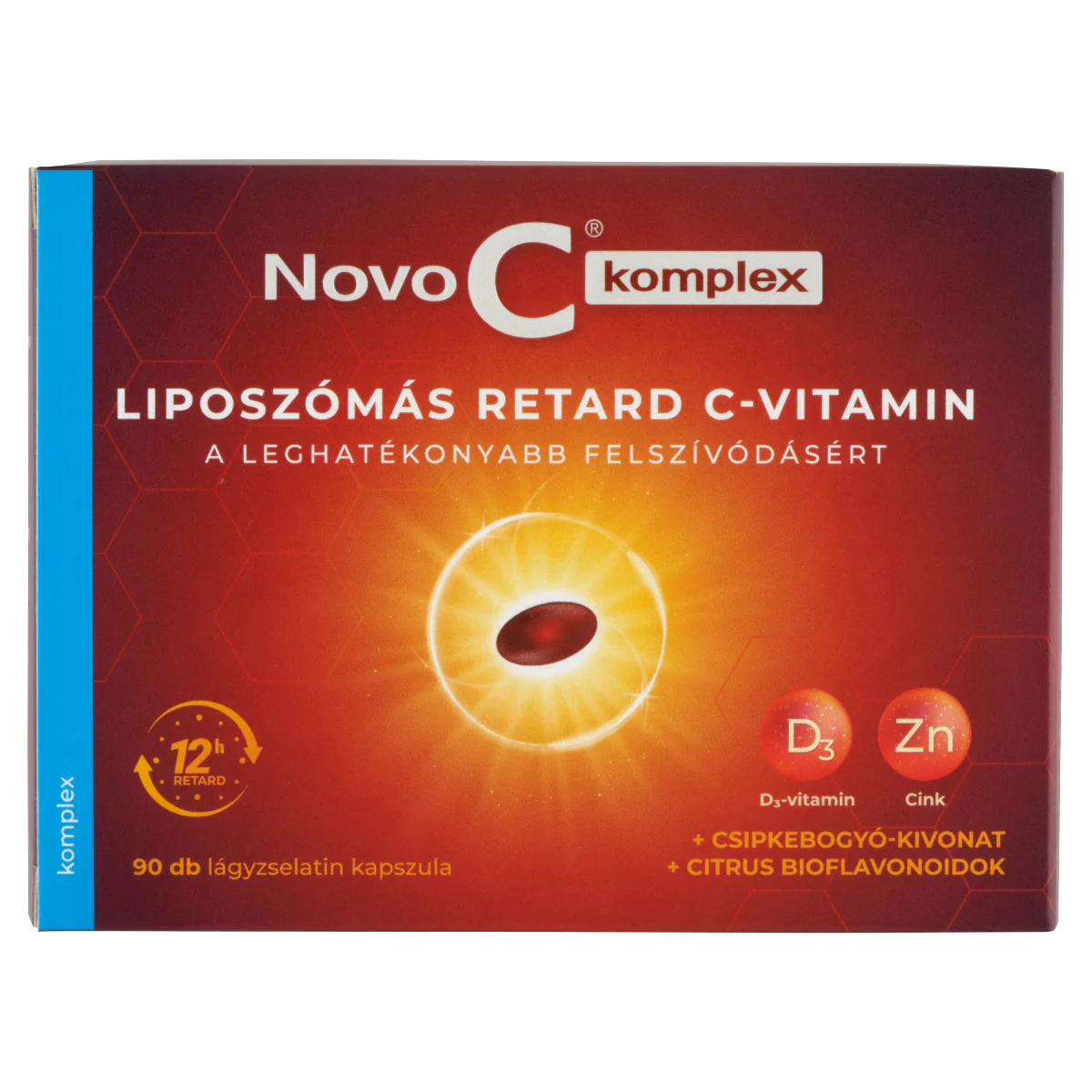 Novo C Komplex liposzĂłmĂĄs reatrd C-Vitamin kapszula 90 db - Image 8