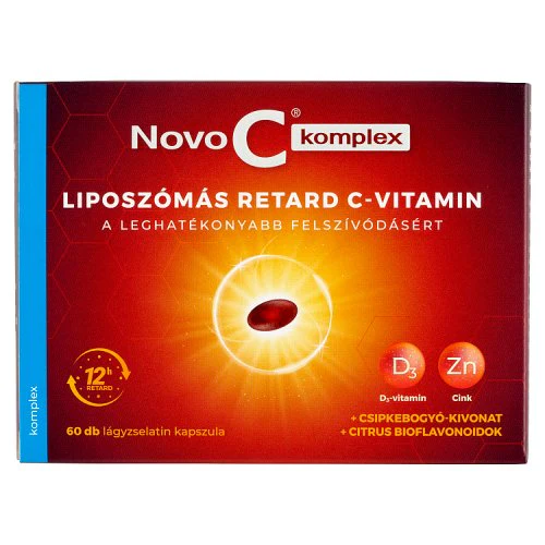 Novo C Komplex liposzómás retard C-Vitamin kapszula 60 db
