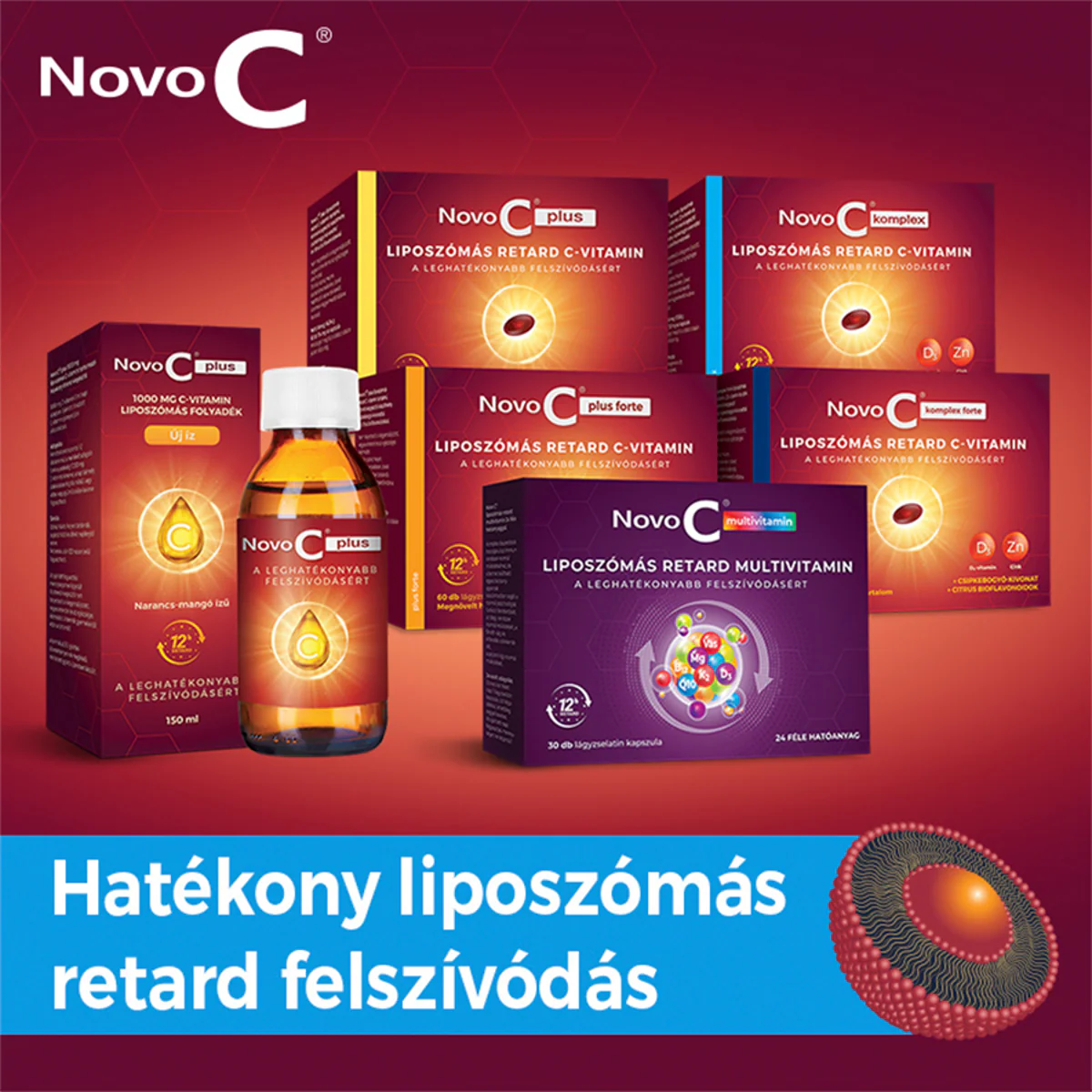 Novo C Komplex liposzómás retard C-Vitamin kapszula 60 db - Image 11