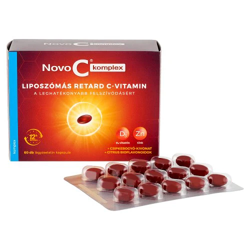 Novo C Komplex liposzómás retard C-Vitamin kapszula 60 db - Image 2