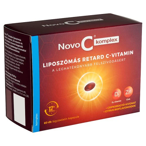 Novo C Komplex liposzómás retard C-Vitamin kapszula 60 db - Image 3