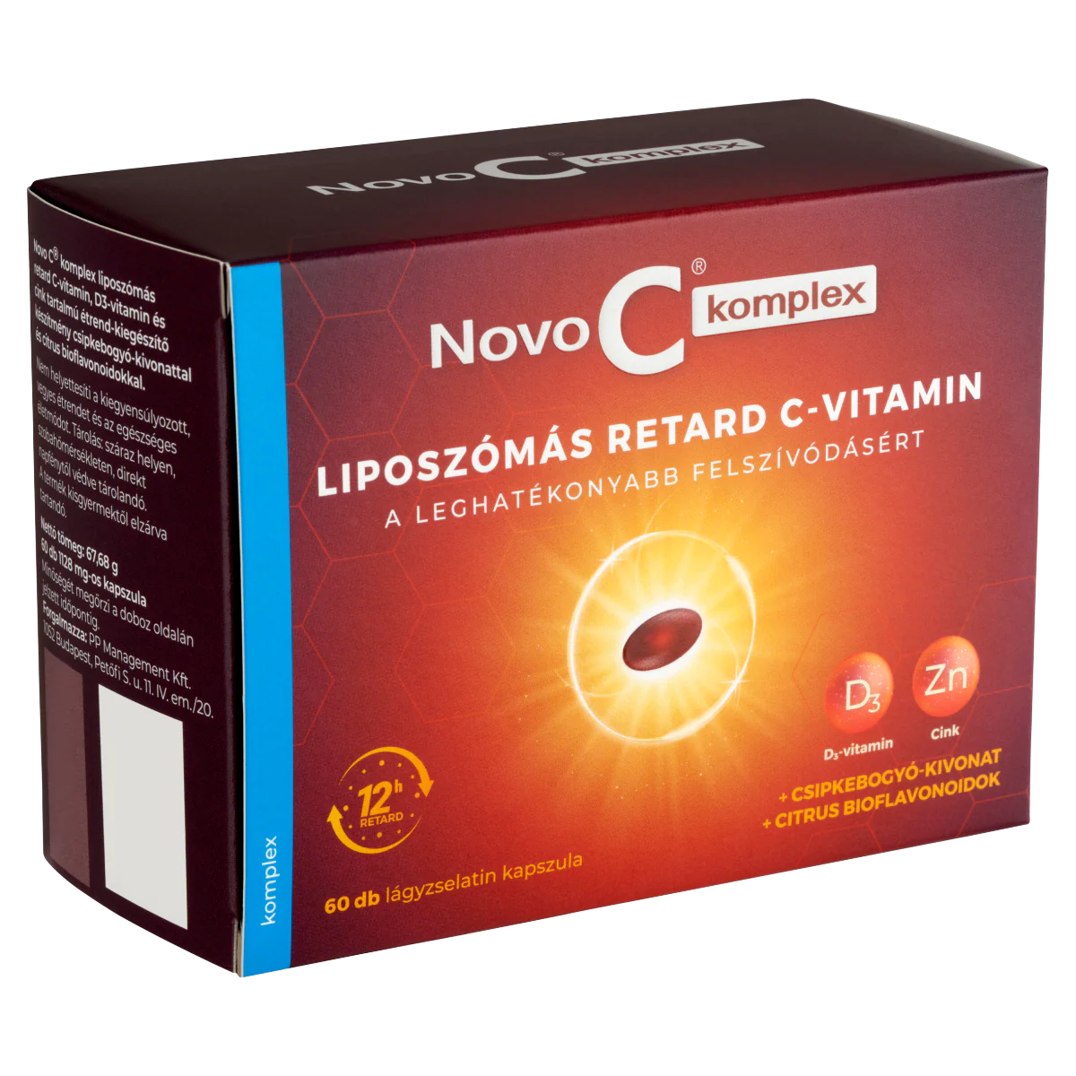 Novo C Komplex liposzómás retard C-Vitamin kapszula 60 db - Image 8