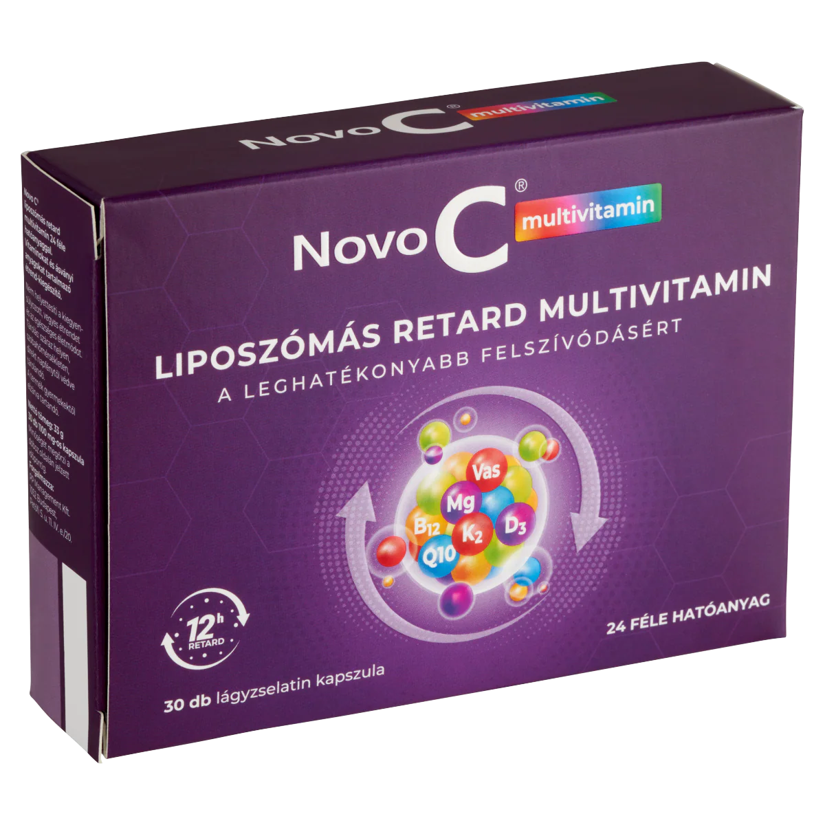 Novo C Multivitamin liposzómás retard multivitamin kapszula 30 db - Image 8