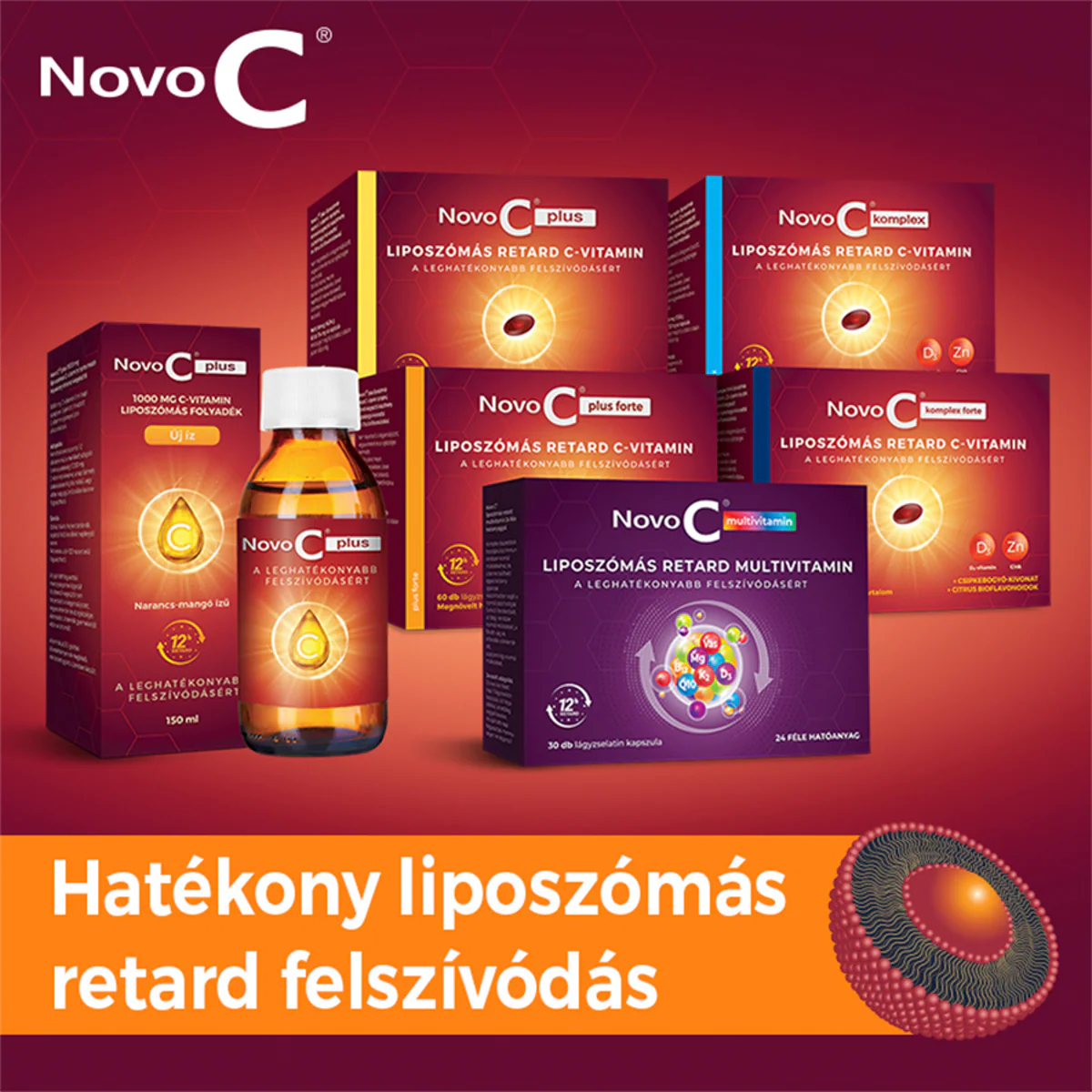 Novo C Plus Forte liposzómális retard kapszula 60 db - Image 12