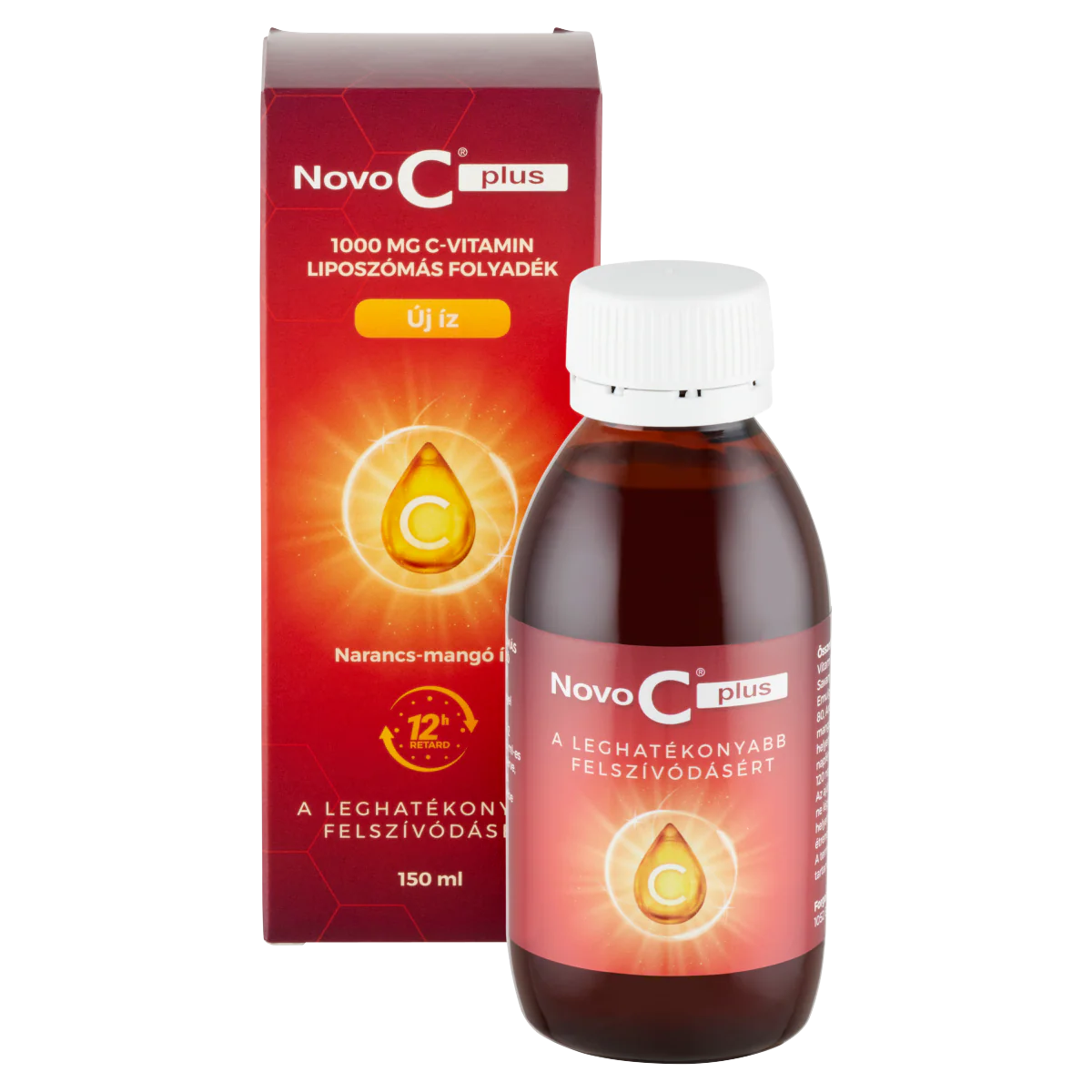 Novo C Plus 1000g liposzómás C-Vitamin étrendkiegészítő folyadék 150ml - Image 6