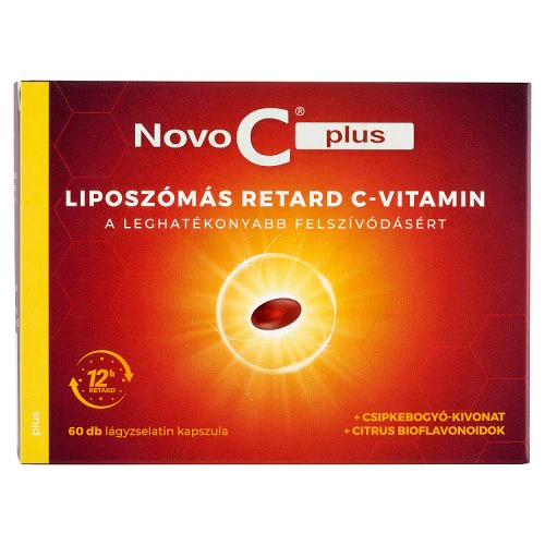 Novo C Plus liposzĂłmĂĄs retard C-Vitamin kapszula 60 db