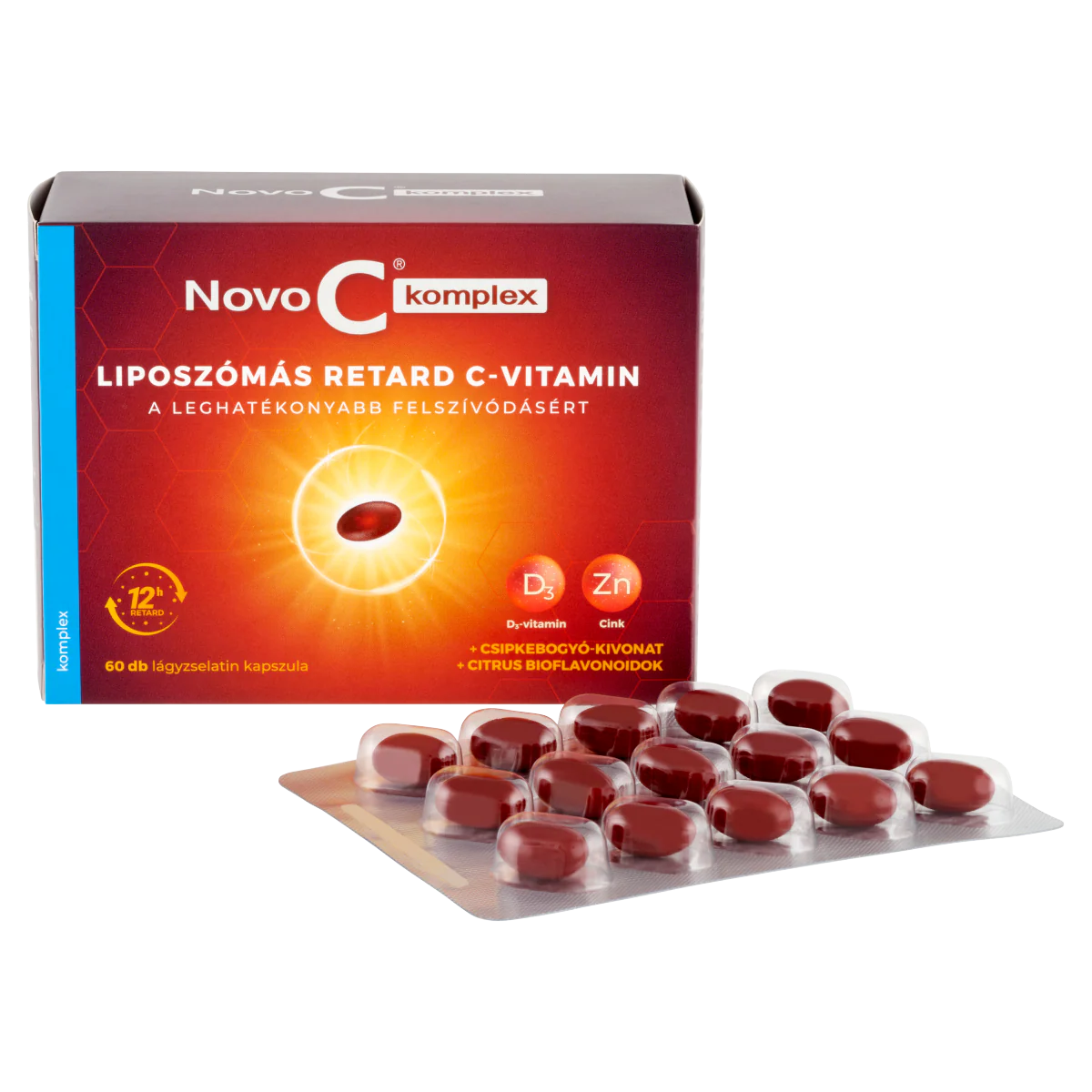 Novo C Plus liposzĂłmĂĄs retard C-Vitamin kapszula 60 db - Image 7