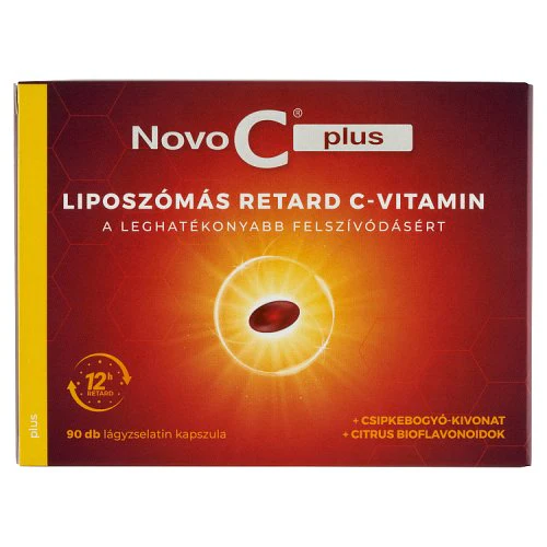 Novo C Plus liposzĂłmĂĄs retard C-Vitamin kapszula 90 db
