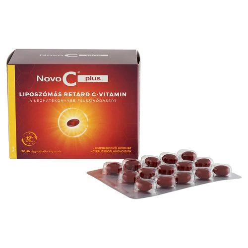 Novo C Plus liposzĂłmĂĄs retard C-Vitamin kapszula 90 db - Image 2
