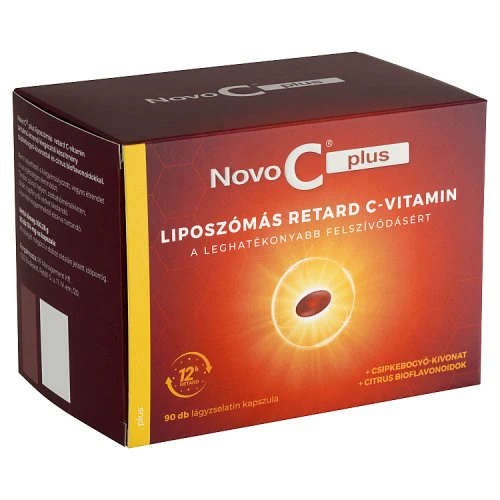 Novo C Plus liposzĂłmĂĄs retard C-Vitamin kapszula 90 db - Image 3